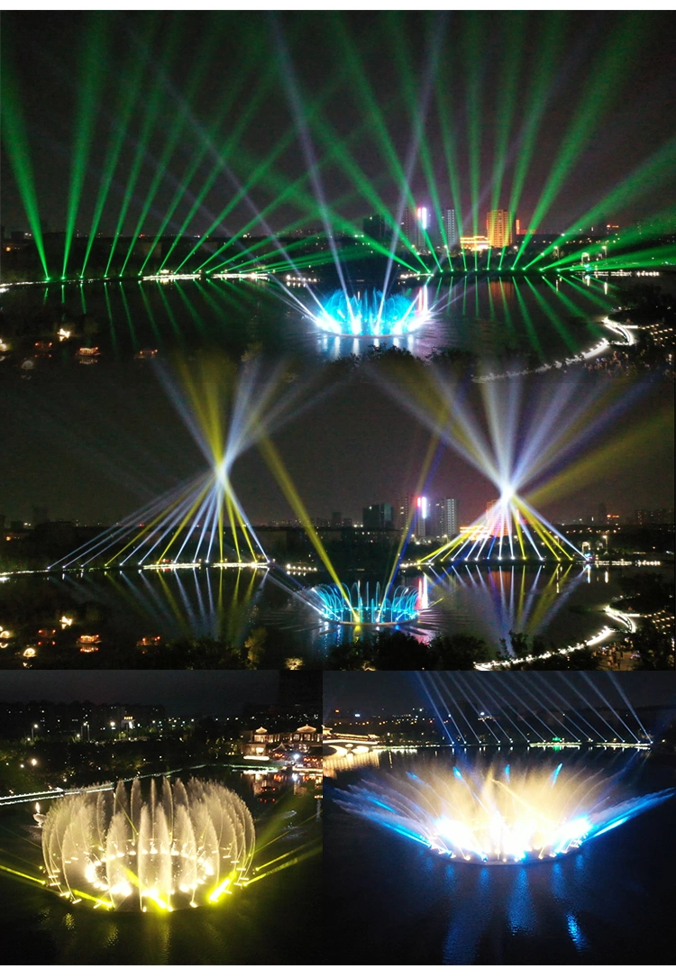 Free Design of Large-Scale Outdoor Light Interactive Performance Music Fountain