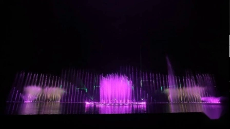 Fontana interattiva per piscina musicale con lampada interattiva a LED per esterni