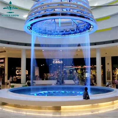 Centro commerciale di nuovo design Bellissimo spettacolo Cortina d'acqua digitale